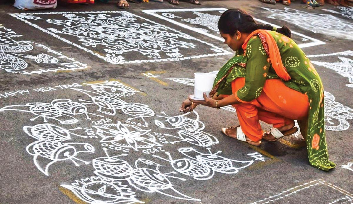 Culture: Chennai’s 2020 Kolam Contest