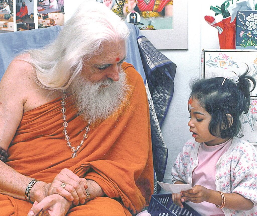 By listening we give children a sense of belonging and acceptance, as this little girl found out while sharing her business plan with Gurudeva