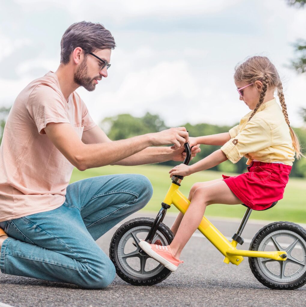 This girl was acting out in the family, refusing to follow even the simple rules and distancing herself from her mom and dad. They tried everything, from time-outs to yelling, but nothing worked. So they changed the approach and stopped correcting her so often. Instead they started a program of training her, with the family chores, even how to ride her new bike. It worked! She felt competent and cared for.
