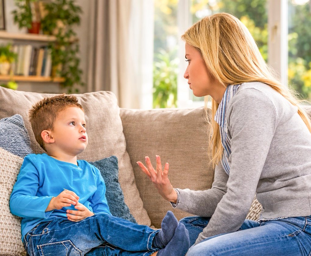 Kevin’s mom has a correction to make, but is wise enough to first give him full love and attention, and to listen to her son’s side before explaining why it’s important not to speak with strangers. She earns his attention and is able to get her message across meaningfully.