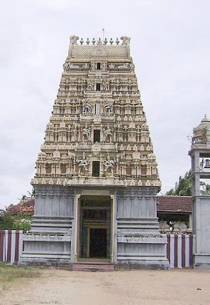 Saving shrines: The Ati Koneswaram Temple in Tampalakamam village as it stands today. It houses some of the sacred items that were saved from the original temple; a display showing the original shrine locations on Swami Rock.