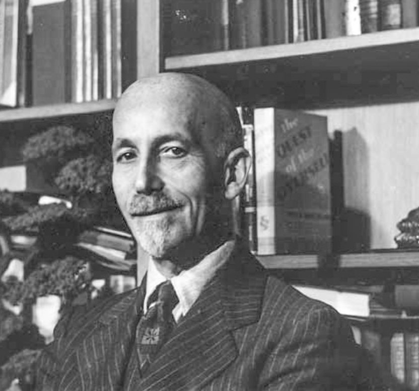 At a sage’s feet: (above) Paul Brunton in England; (below) five of Brunton’s published books