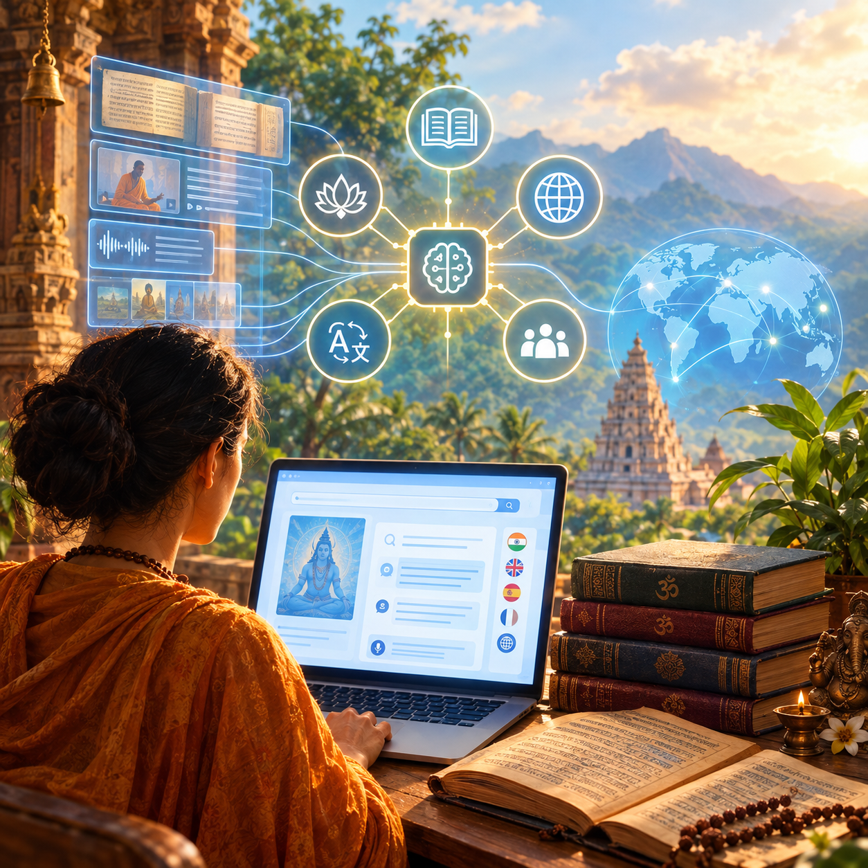 AI Grounded in Dharma