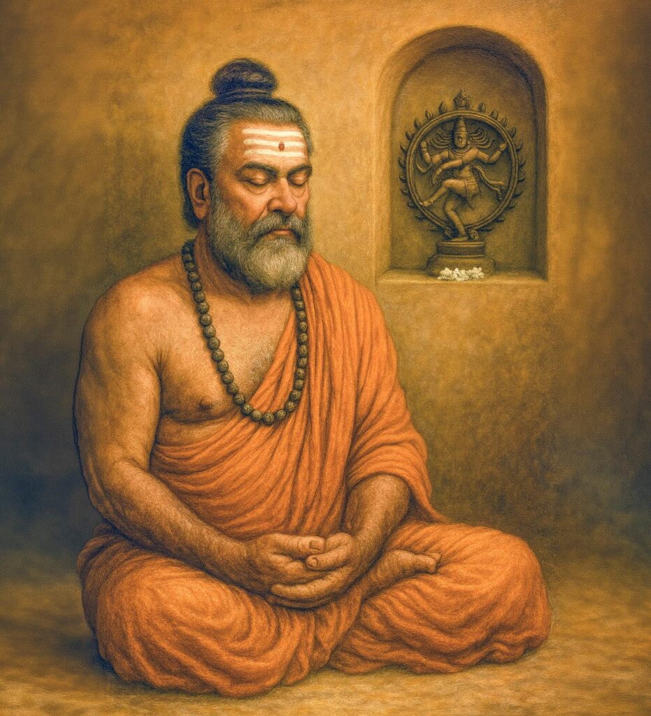 The themes in the following sidebars outline some of Patanjali’s basic practices and philosophical insights. Systematic Practice—Kriya Yoga Kriya yoga, literally the “yoga of action,” is Patanjali’s practical three-fold discipline for weakening the mental afflictions that obscure clarity and perpetuate suffering. It consists of tapas, self-discipline and austerity; svadhyaya, self-study and study of scripture; and Ishvarapranidhana, devotion and surrender to God. Patanjali states that the purpose of kriya yoga is “to bring about samadhi and attenuate the kleshas.” The kleshas are the five root afflictions: ignorance, I-am-ness, attraction, aversion and clinging to life (fear of death). To succeed in yoga, their force must be diminished, for they keep awareness entangled in worldly experience. Tapas may suggest severe austerities, but it also includes disciplines anyone can undertake: sacrifice, silence, simplified diet, chastity, abstaining from electronic devices or undertaking pilgrimage. Svadhyaya includes reciting Om and other mantras, studying sacred writings on liberation and reflecting inwardly on one’s thoughts, actions and motivations. It joins the outer discipline of scripture and mantra with the inner work of self-purification. Ishvarapranidhana is the practice of love, trust and surrender to the Divine. Through these three observances, kriya yoga tempers the kleshas, deepens devotion and prepares the seeker for samadhi.